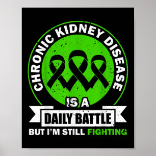 Poster Doença Renal Crônica É Um Combate Diário Com Conhe