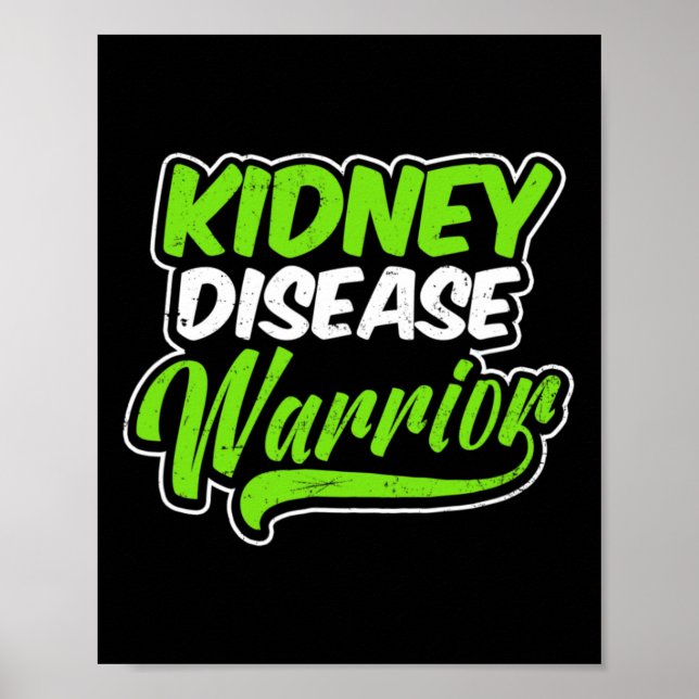 Poster Doença renal Design Warrior 1 (Frente)