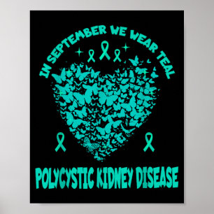 Poster Doença Renal Policística Setembro Usamos Verde Tur