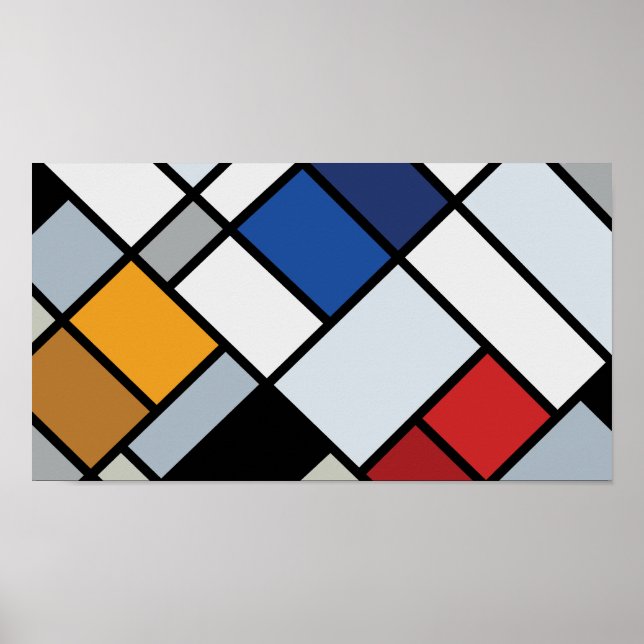 Poster Doesburg - Contra-Composição das Dissonâncias (Frente)
