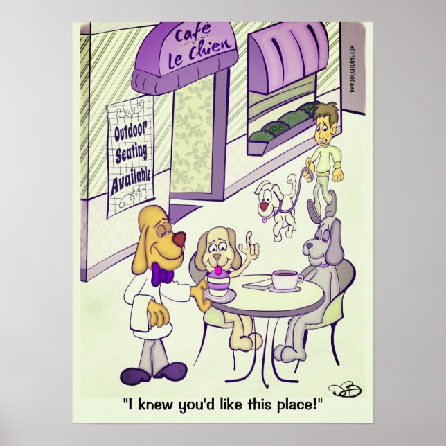 Poster Dog Cafe (Frente)