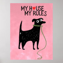 Poster dog | Funny & decorative Poster