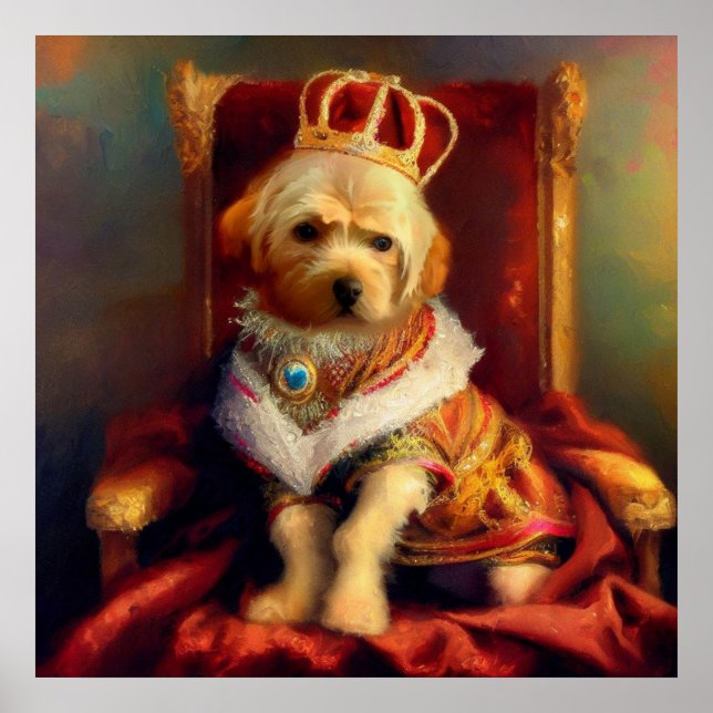 Poster Dog Renaissance King (Frente)