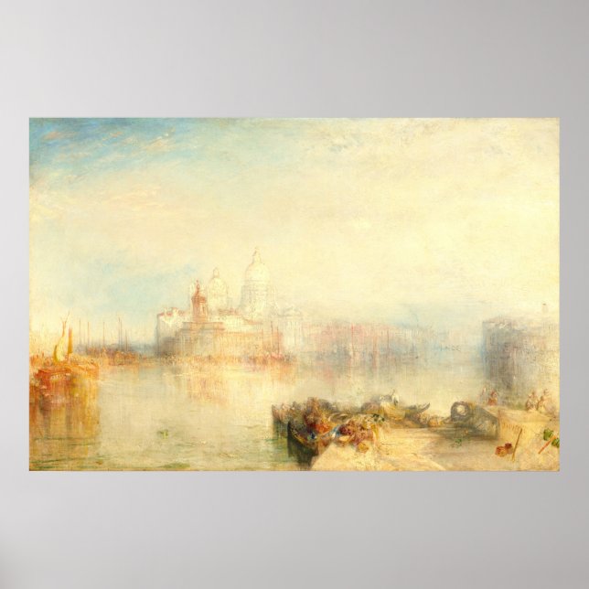 Poster Dogana, Veneza - William Turner Fine Art (Frente)