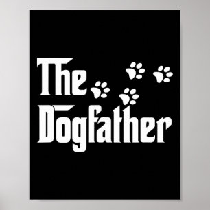Poster Dogdad T Dia de os pais do Pai do Camisa Presente