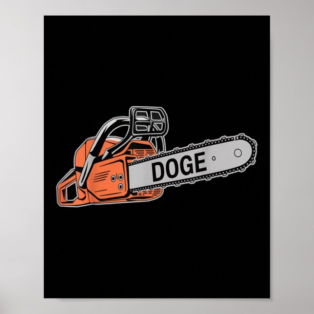 Poster Doge Chainsaw D.o.g. e Saw (Frente)