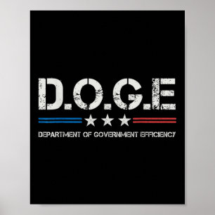 Poster Doge D.o.g., Departamento de Eficiência do Governo