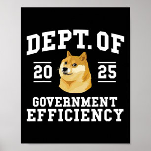 Poster Doge D.o.g. e Departamento de Eficiência do Govern