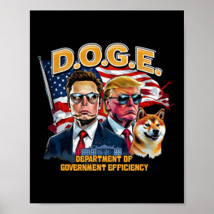 Poster Doge D.o.g. e Torne a América eficiente novamente