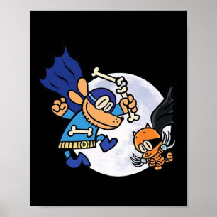 Poster Dogman E Cat Essenciais Para Crianças
