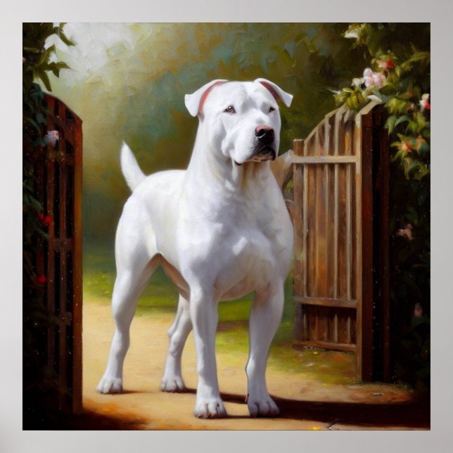 Poster Dogo Argentino Dog (Frente)