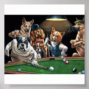 Póster dogs%20playing%20poker22