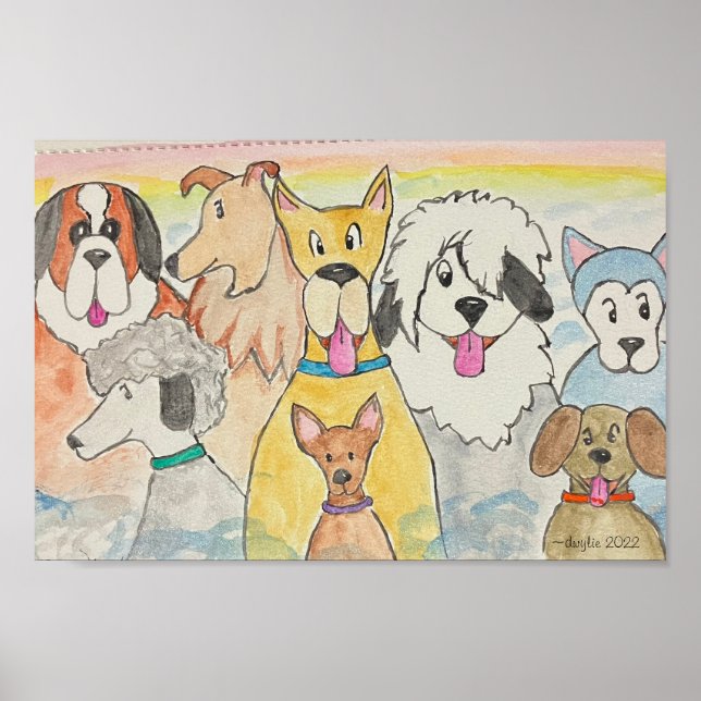 Poster Dogs In Heaven (Frente)