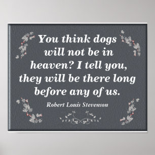 Poster Dogs in heaven - art print