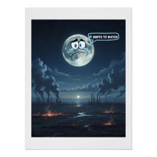 Póster Dói Ver - Se A Lua Conversar