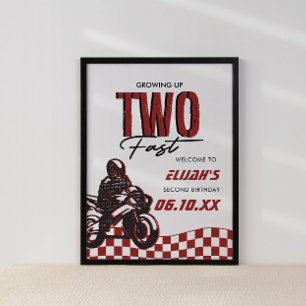 Poster Dois Bicicletas de segundo Rápido