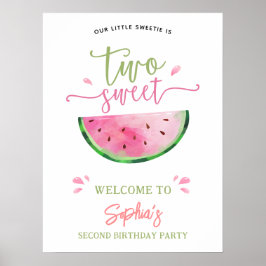 Poster Dois Bons Aniversário de Melancia