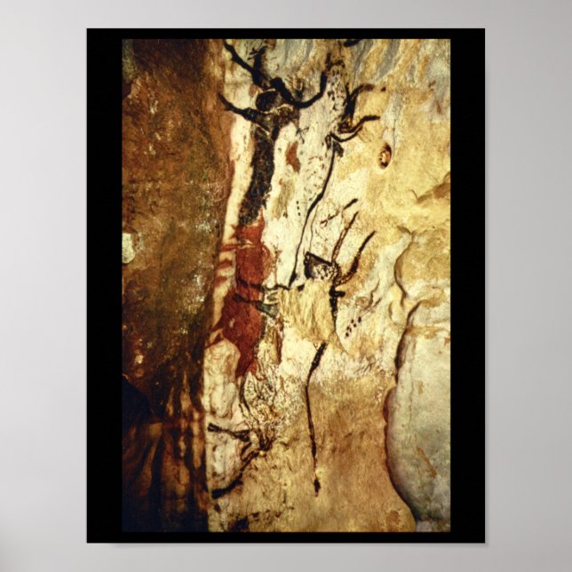 Póster Dois Bulls', Lascaux, Dordogne_Art da Antiguidade (Frente)