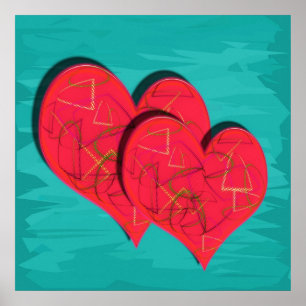 Poster Dois corações