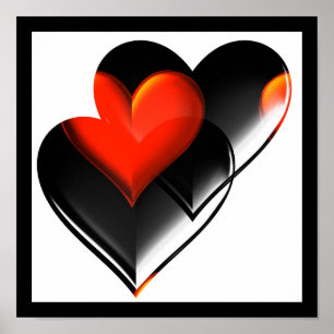 Póster "Dois corações como um" "Poster"*