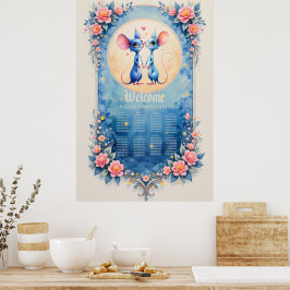 Poster Dois Corações, Um Amor – Ratinho de Casamento.