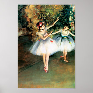 Póster Dois dançarinos em um Palco de Degas