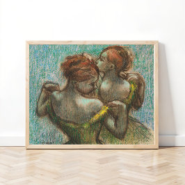 Poster Dois Dançarinos, Meio-Comprimento, Degas Art
