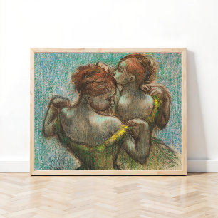 Poster Dois Dançarinos, Meio-Comprimento, Degas Art