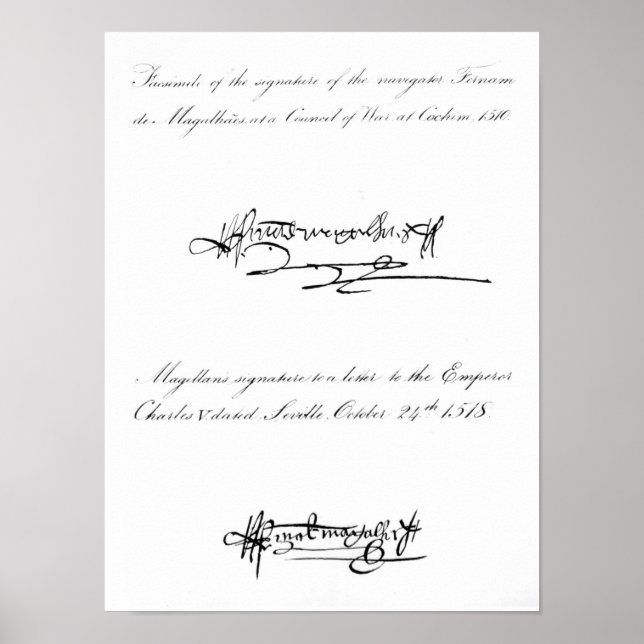 Poster Dois exemplos da assinatura (Frente)