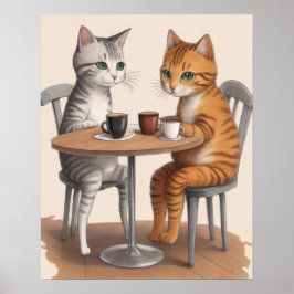 Poster Dois Gatos Cujos