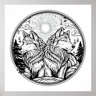 Poster Dois lobos