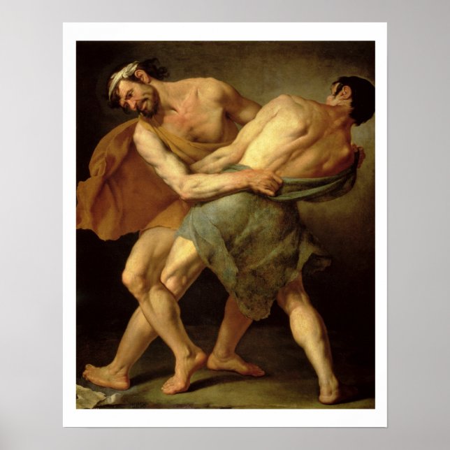 Póster Dois lutadores (Frente)