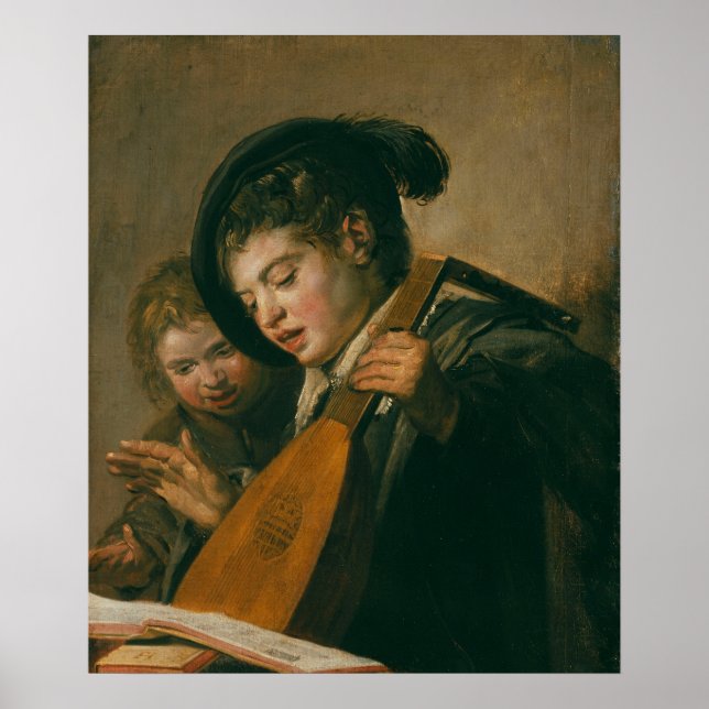 Poster Dois Meninos Cantando (Frente)