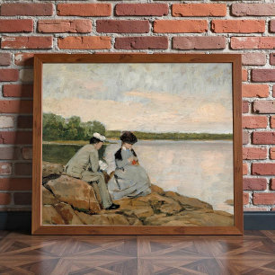 Poster Dois na praia, Arvid Liljelund