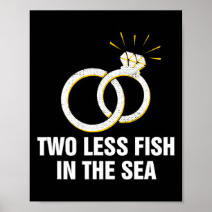 Poster Dois Peixes A Menos No Mar Casando Noiva E Gro
