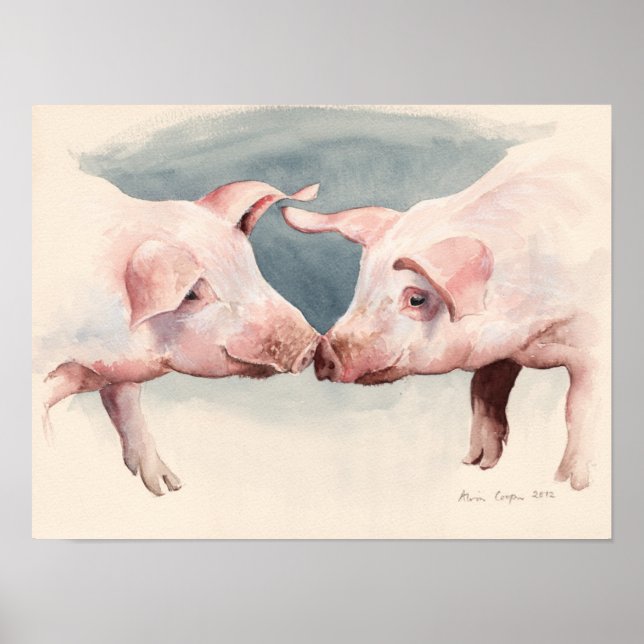 Poster Dois Pequenos Porquinhos 2012 (Frente)