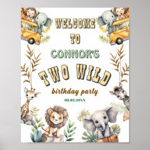 Dois sinais de boas-vindas da selva selvagem 1ª fe