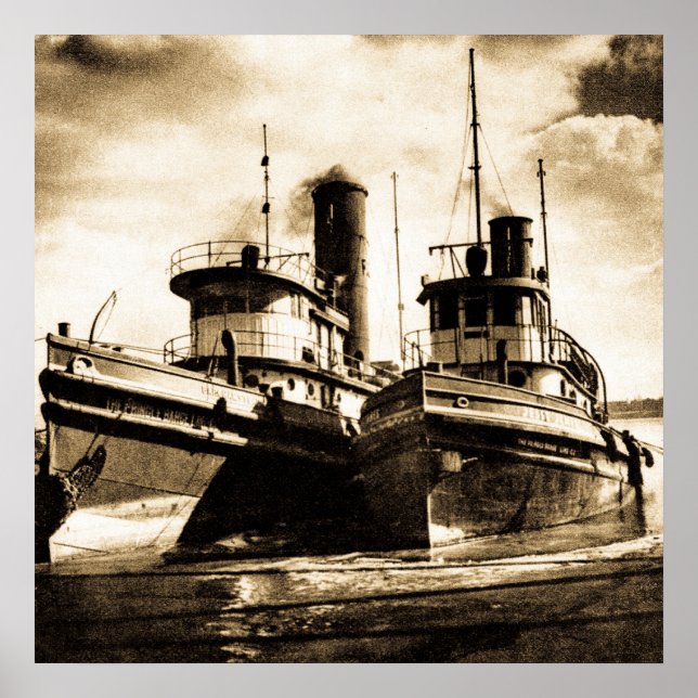 Póster Dois Tugs (Frente)