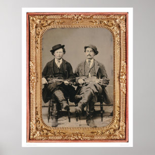 Poster Dois violinistas, assentados com instrumentos