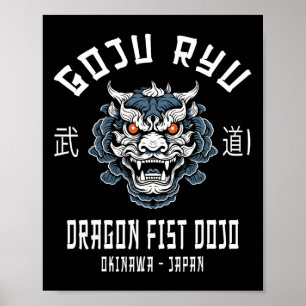 Poster Dojo Dragon Fist Karate Goju Ryu