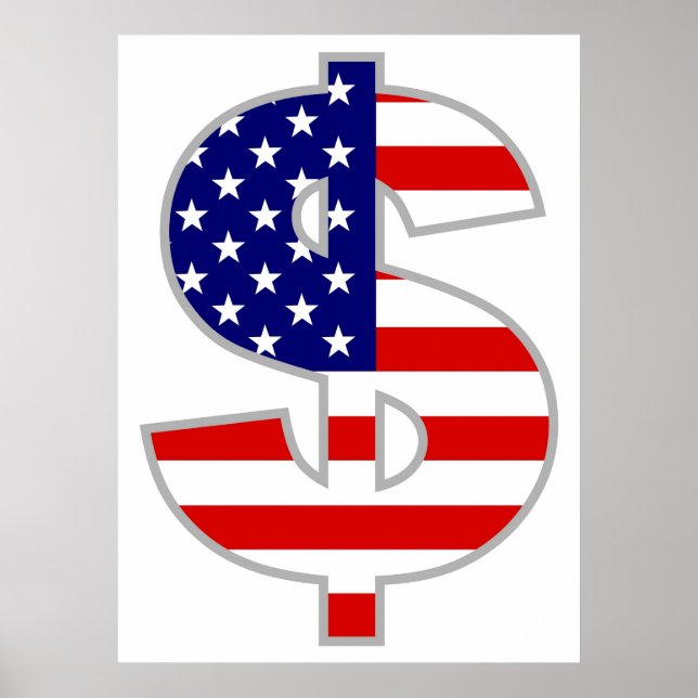 Póster Dólar americano (Frente)