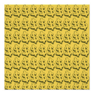 Póster dolar dourado