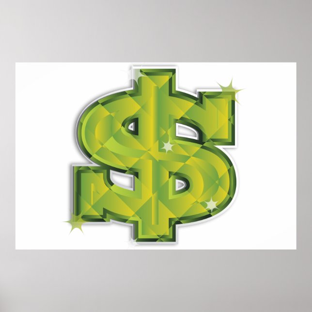 Póster Dólar EUA (Frente)