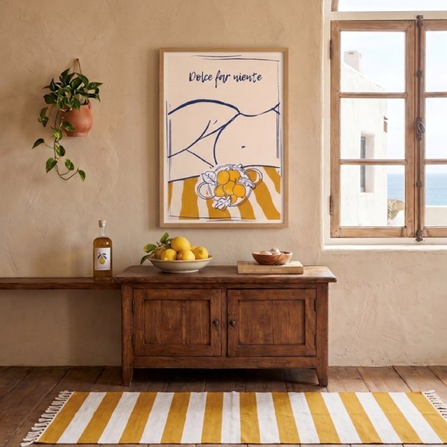 Poster "Dolce Far Niente" Coleção de Verão Italiana  (Criador carregado)