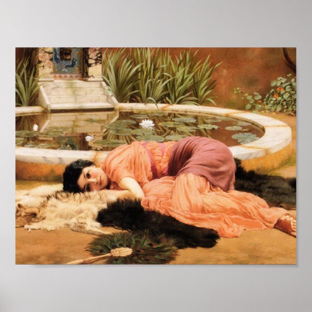 Poster Dolce Far Niente de John Godward (Frente)