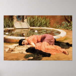Poster Dolce Far Niente por John Godward