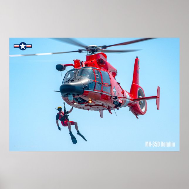 POSTER DOLFIM MH-65D (Frente)