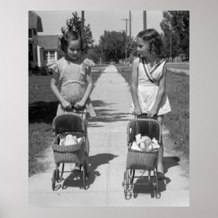 Poster Doll Buggy, 1941