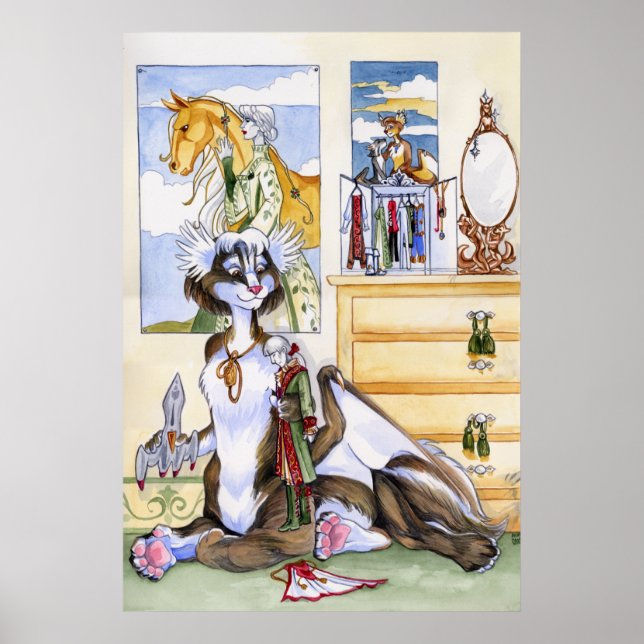 Poster Dolls and Starships (Frente)