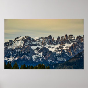 Poster Dolomites, Alpes italianos